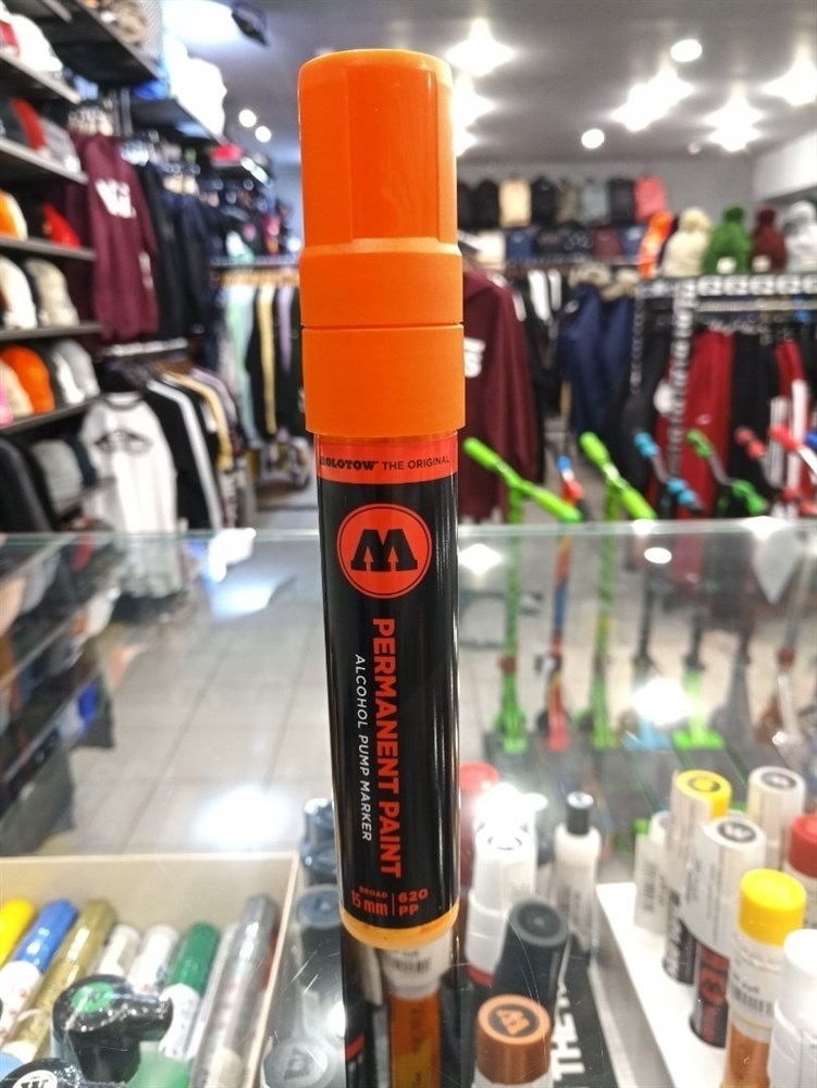 Molotow Маркер Paint 620PP 620007 оранжевый 15 мм - фото 11121
