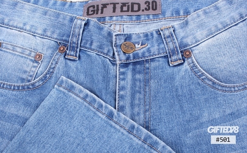 Джинсы "GIFTED" ss19/501 синий - фото 12529