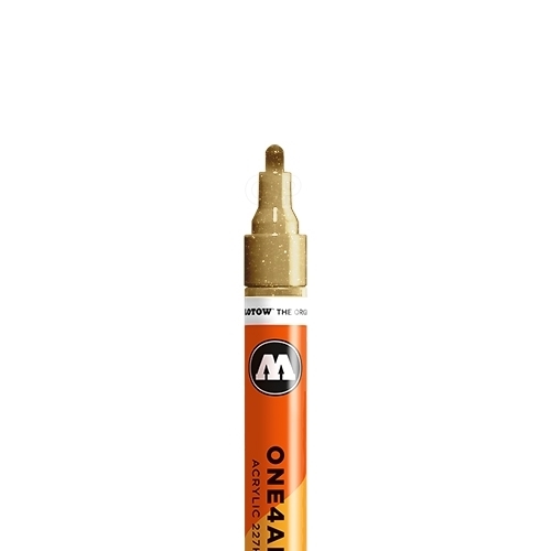 Molotow Маркер ONE4ALL 227HS акриловый 227306 (228) металлик золото 4 мм - фото 16601
