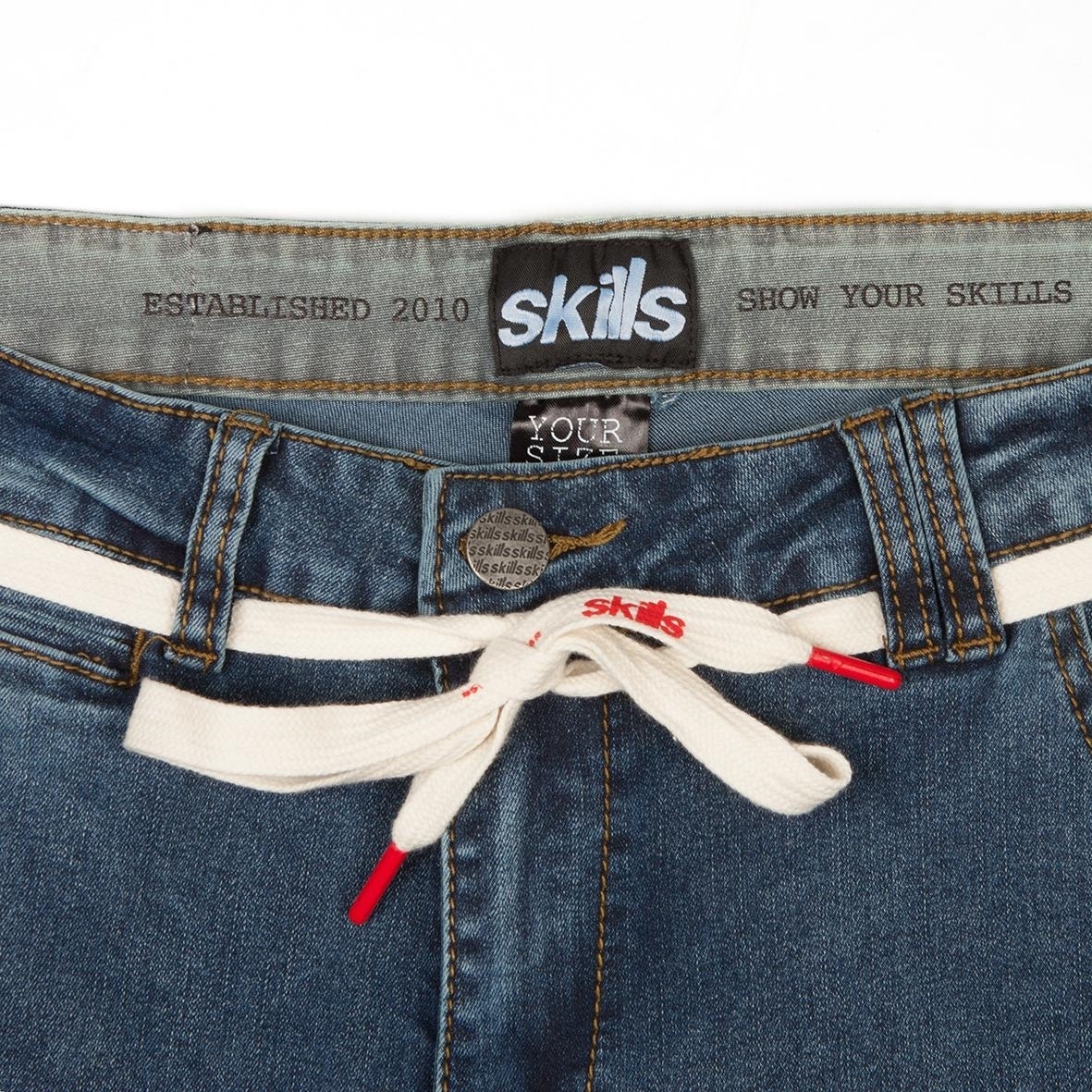 Джинсы SKILLS Slim Flex (Синий (Blue) - фото 19561