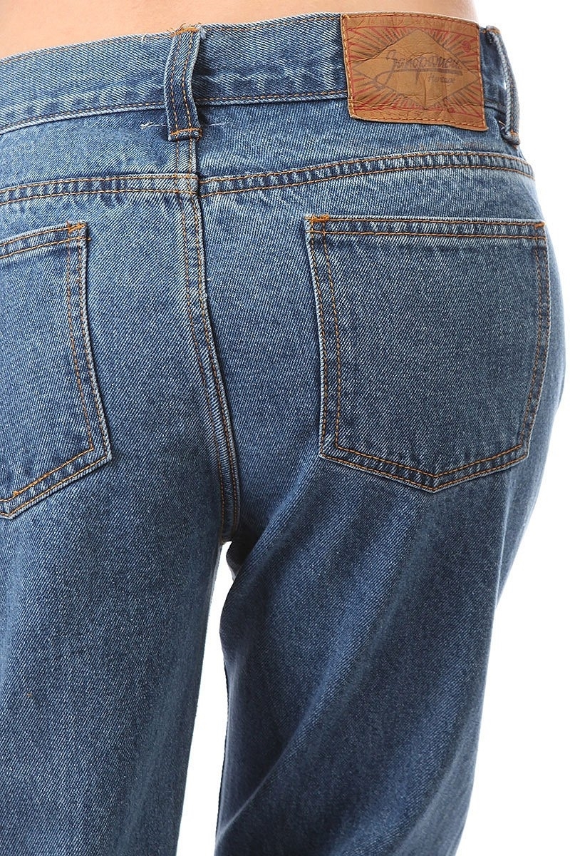 Джинсы ЗАПОРОЖЕЦ Ladies Denim Zap Boyfriend Flex женские Regular Blue - фото 19610