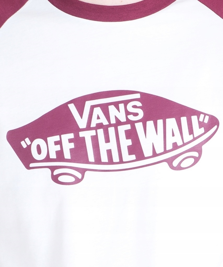 Vans Футболка V00XXMTD3 OTW RAGLAN white-rhumba red - фото 24231