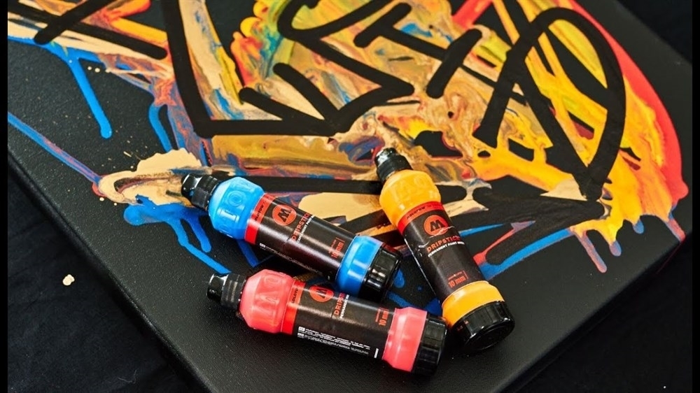 Molotow Маркер Dripstick 860001 желтый 10мм 70мл - фото 26335