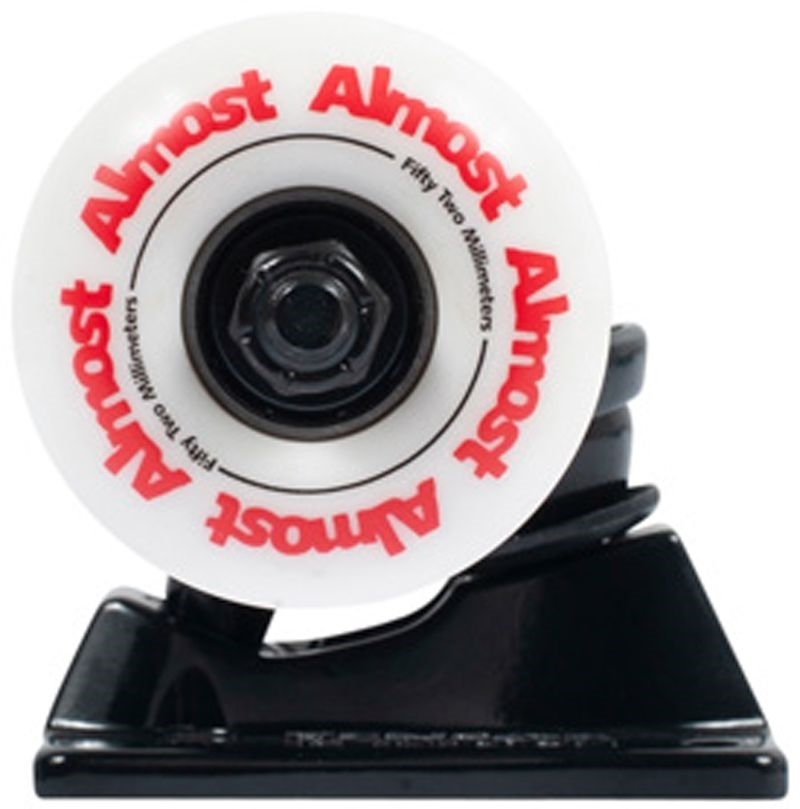 Подвеска в сборе Tensor/Almost Almost Color Wheel Truck & Wheel Combo Black 5.25 - фото 30253