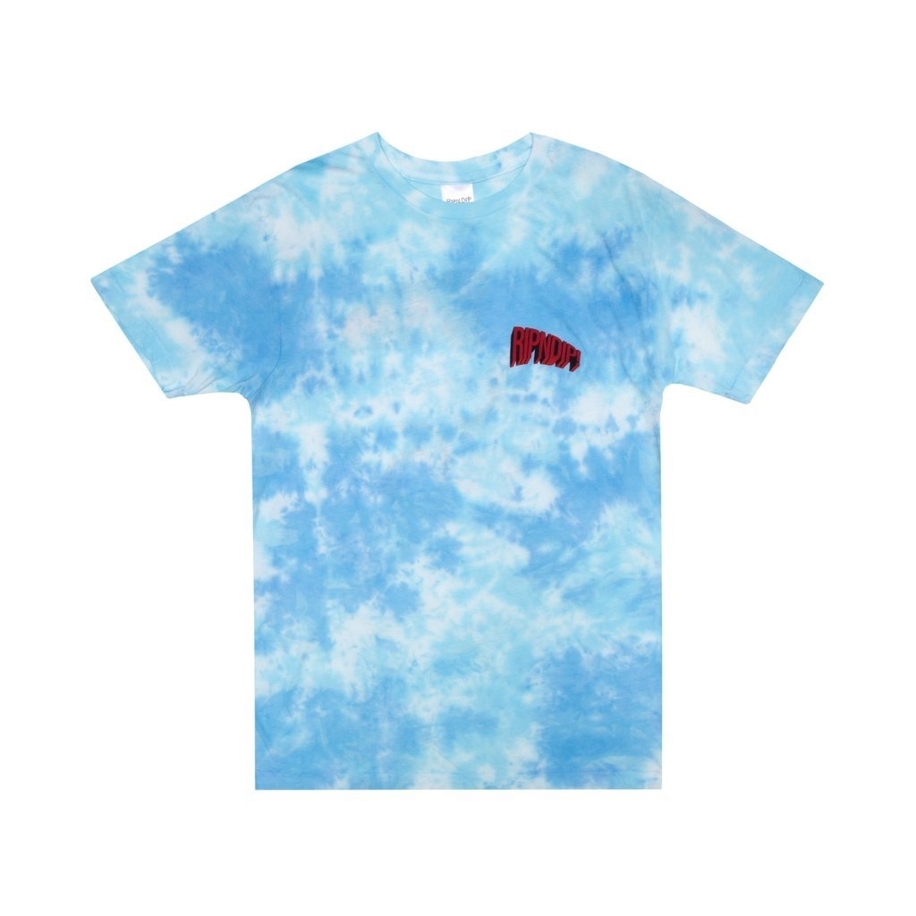 Футболка RIPNDIP Flying High Tee Blue Tie Dye - фото 30482