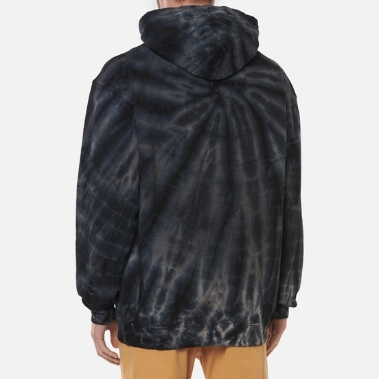 Толстовка RIPNDIP Catman Hoodie Black Spiral Tie Dye - фото 30515