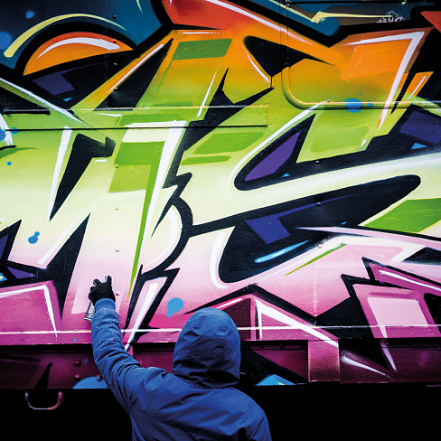 Аэрозольная краска Molotow COVERSALL COLOR #118 / 348118  kiwi - фото 30945