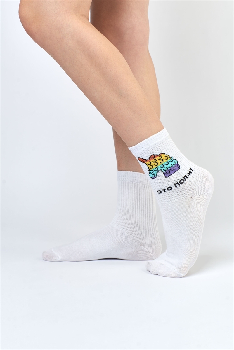 Носки SUPER SOCKS Поп-ит и симпл-димпл - фото 32350