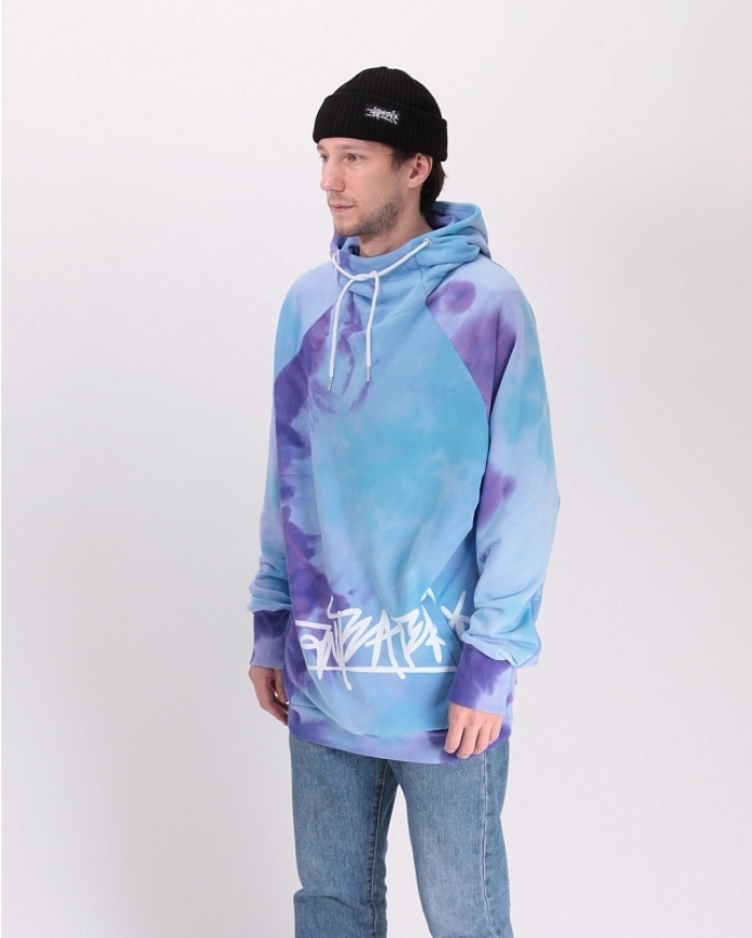 Толстовка ANTEATER Hoodie-Tie-Dye-Blue - фото 32687