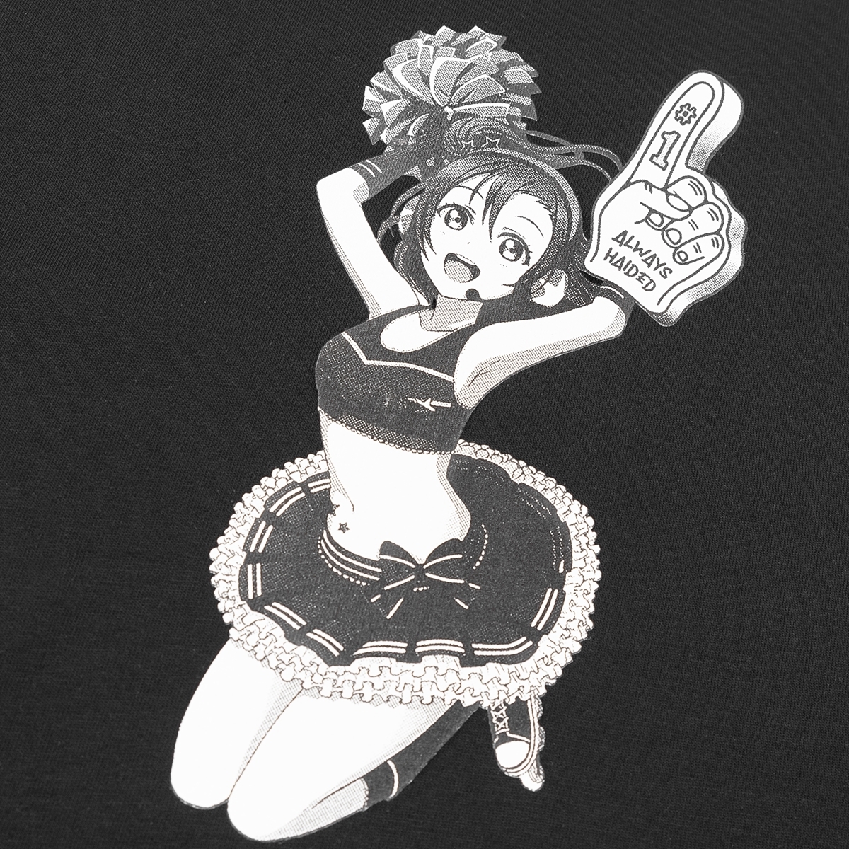 Горе футболка CHEERLEADER RGLR TEE черный - фото 35178