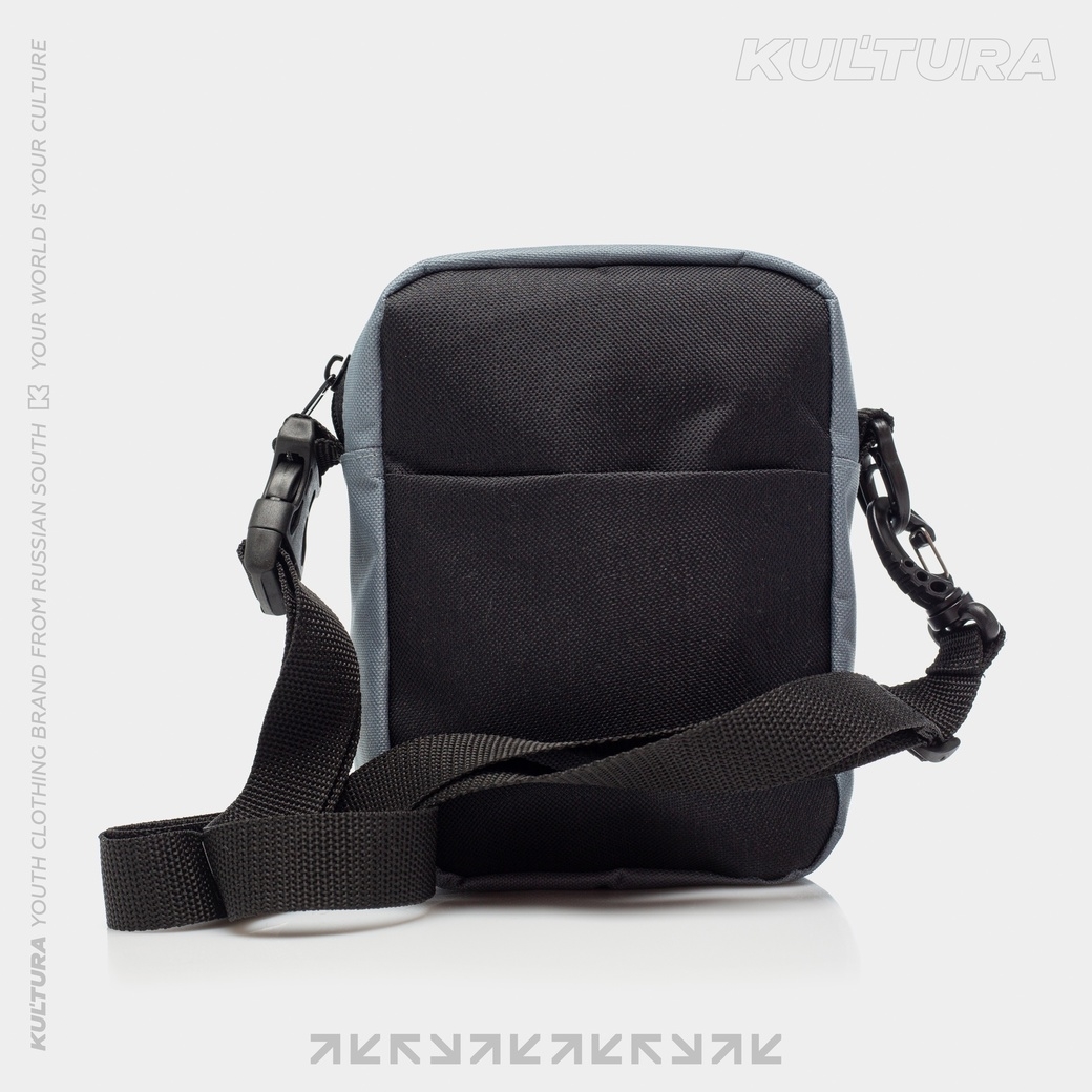 Cумка мессенджер КУЛЬТУРА "BOX LOGO", серый - фото 35680