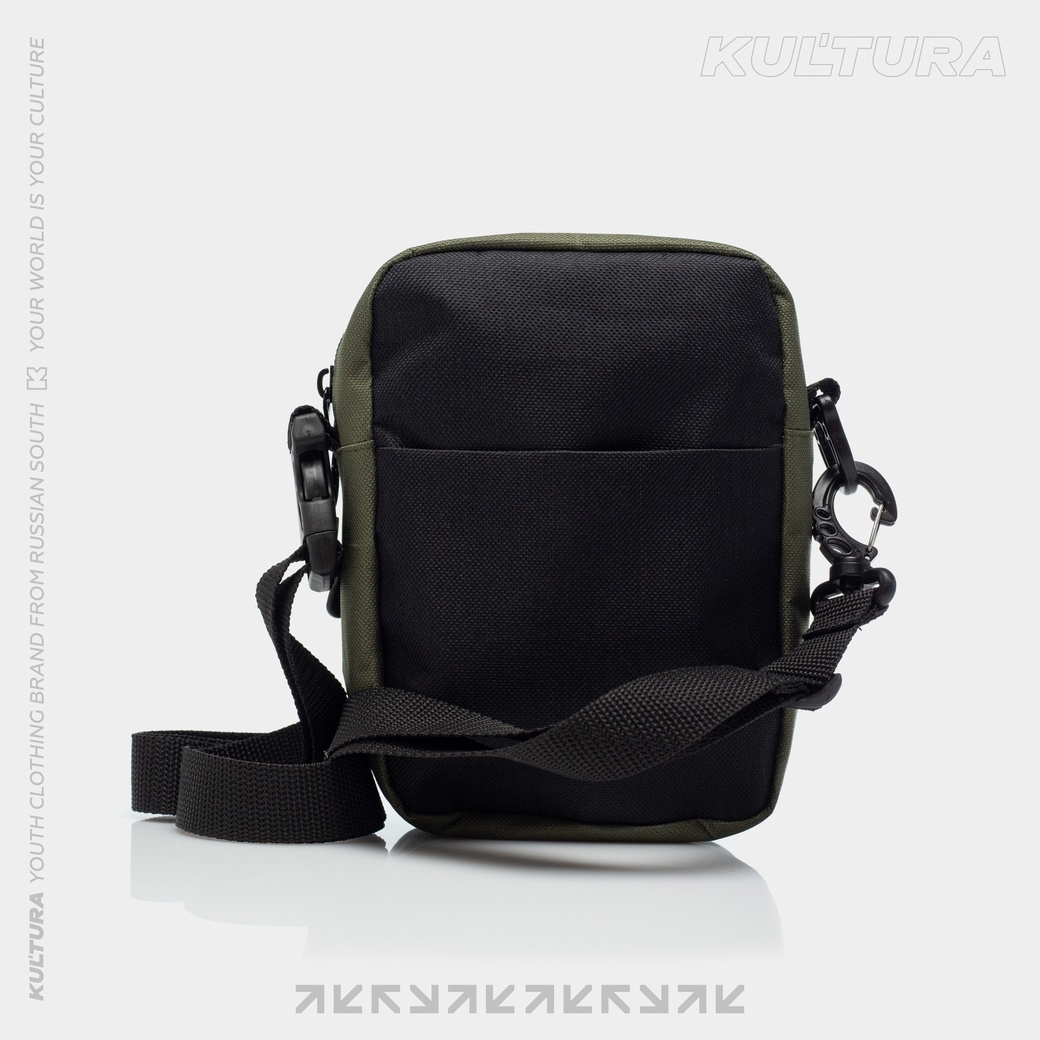 Cумка мессенджер КУЛЬТУРА "BOX LOGO", хаки - фото 35688
