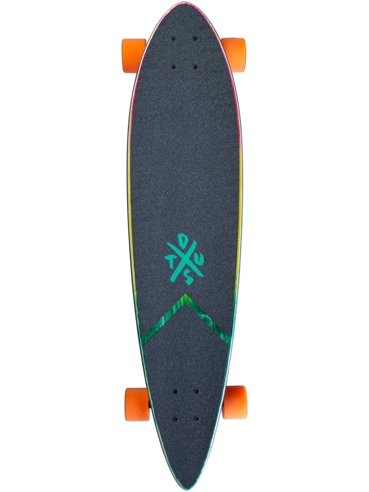 Лонгборд Dusters MOTO FADES LONGBOARD   PINK/ORANGE/TEAL (37) - фото 36506