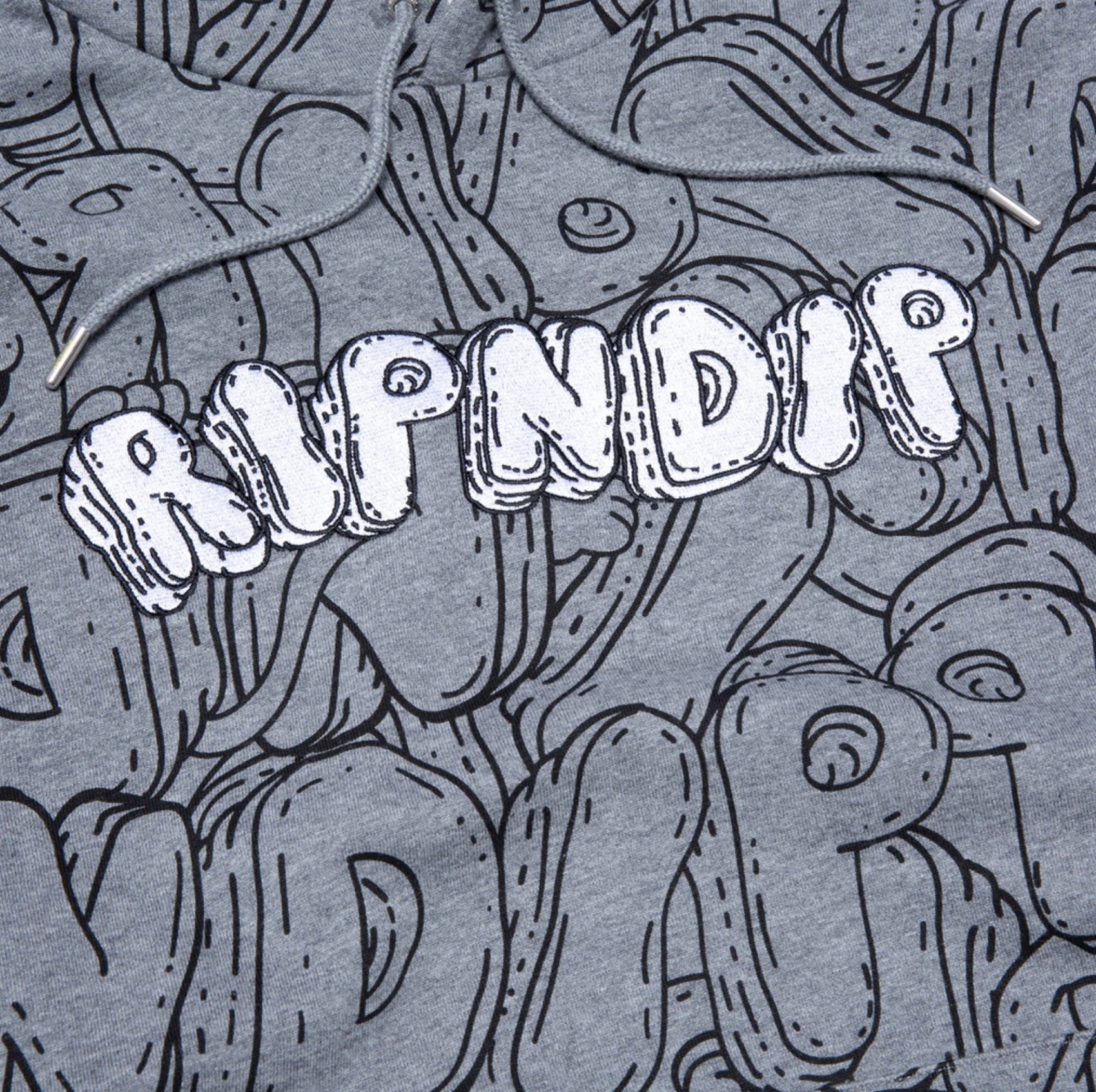 Толстовка RIPNDIP Bubble Booble Hoodie Charcoal Heather - фото 37581