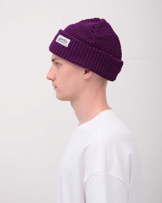 Шапка ANTEATER Ant-Hat2-Waffle-Violet - фото 38398