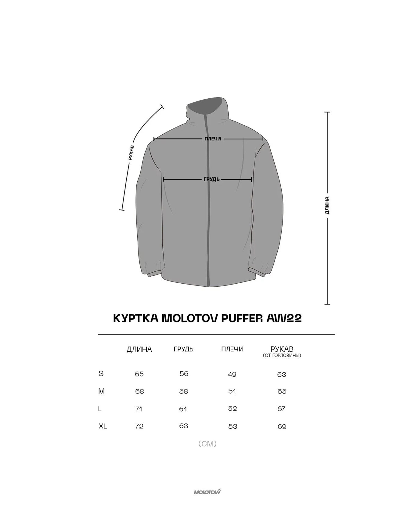 Куртка Molotov Puffer AW22 Aqua - фото 38873
