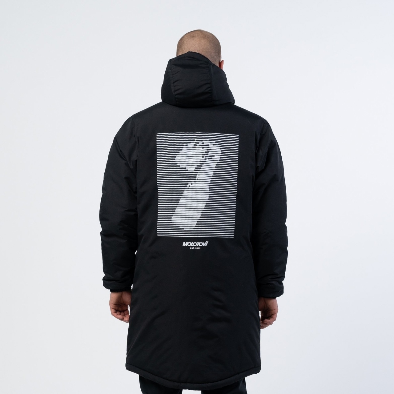 Куртка Molotov Long Glitch AW22 Black - фото 38880