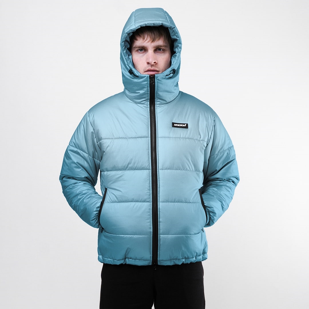 Куртка Molotov Puffer-Hood AW22 Aqua - фото 38894