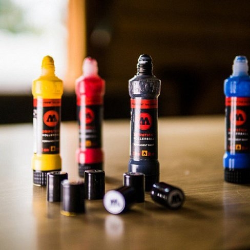 Molotow Маркер Dripstick rollerball 862004 белый 3 мм 30 мл - фото 39400