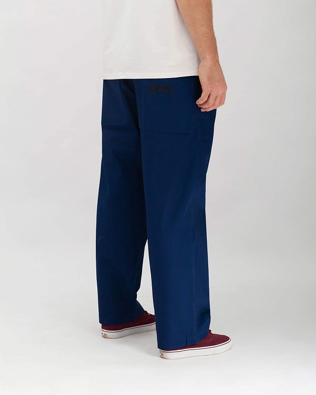 Брюки ANTEATER Widepants-Navy - фото 40432