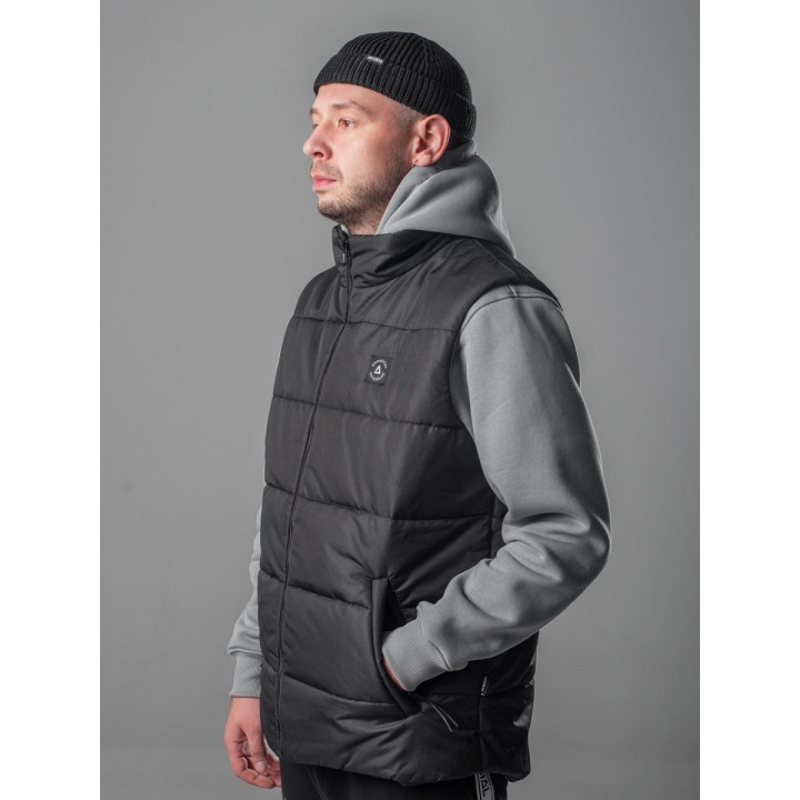 Жилетка Anti Social черная Zip Down - фото 40802