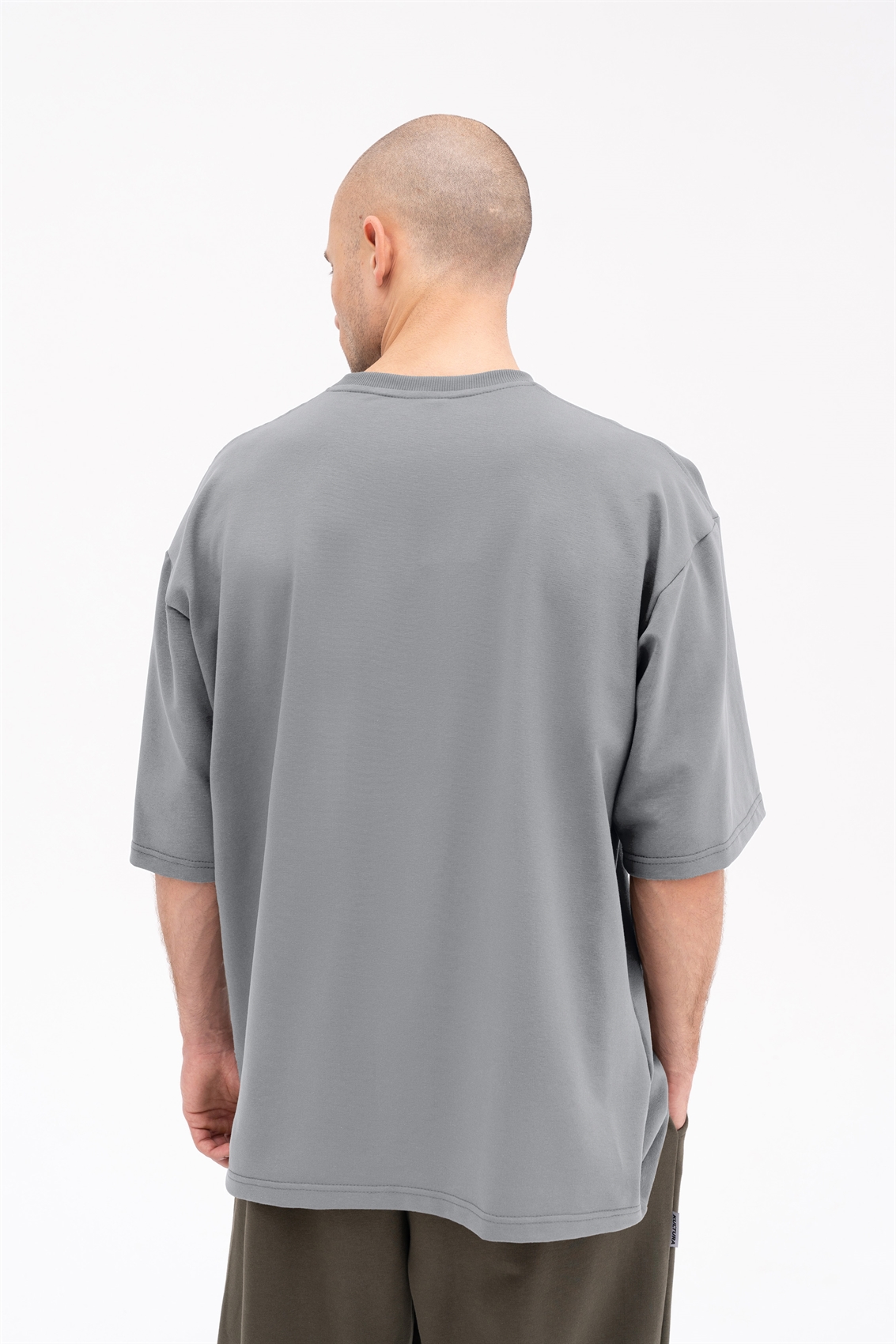 Футболка КУЛЬТУРА oversize "Basic", серый - фото 42022