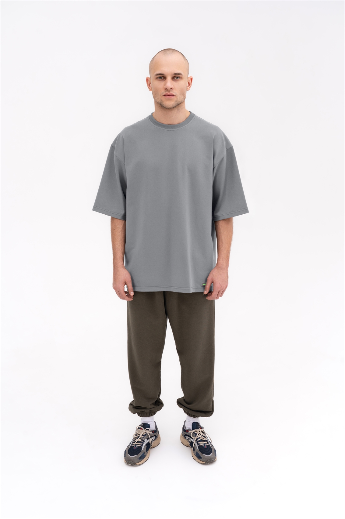 Футболка КУЛЬТУРА oversize "Basic", серый - фото 42024