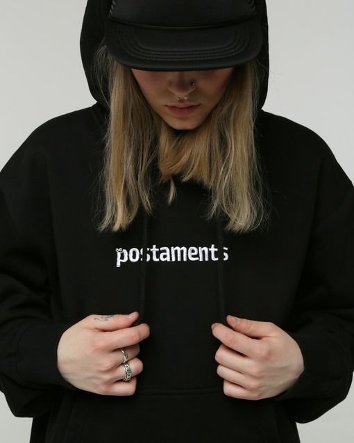 Худи Postaments "Basic" Black - фото 42656