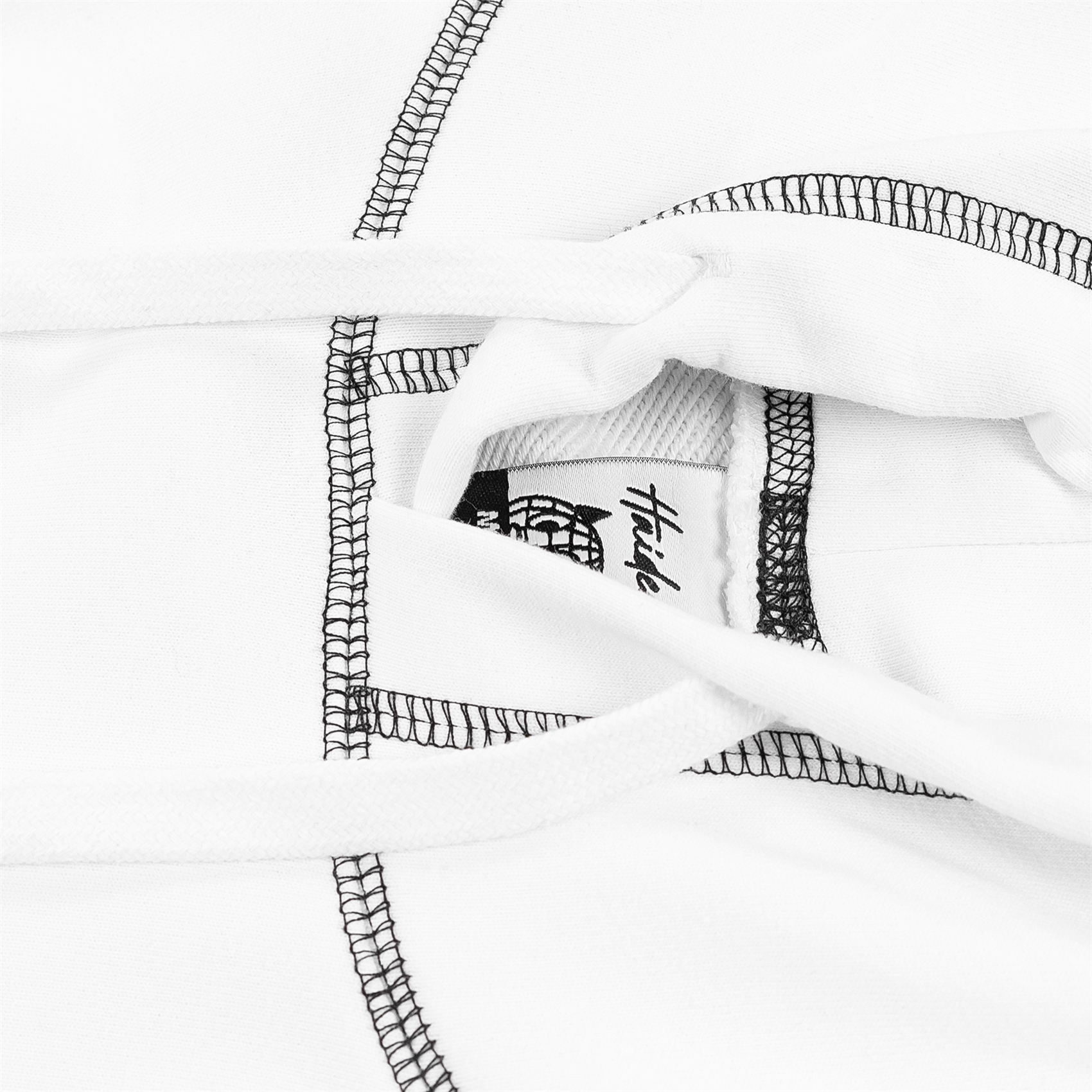 Худи Haided KATANA DAY HOODIE white.contrast.black - фото 43299