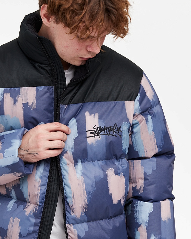 Куртка ANTEATER Downjacket-Print-Navy - фото 43398