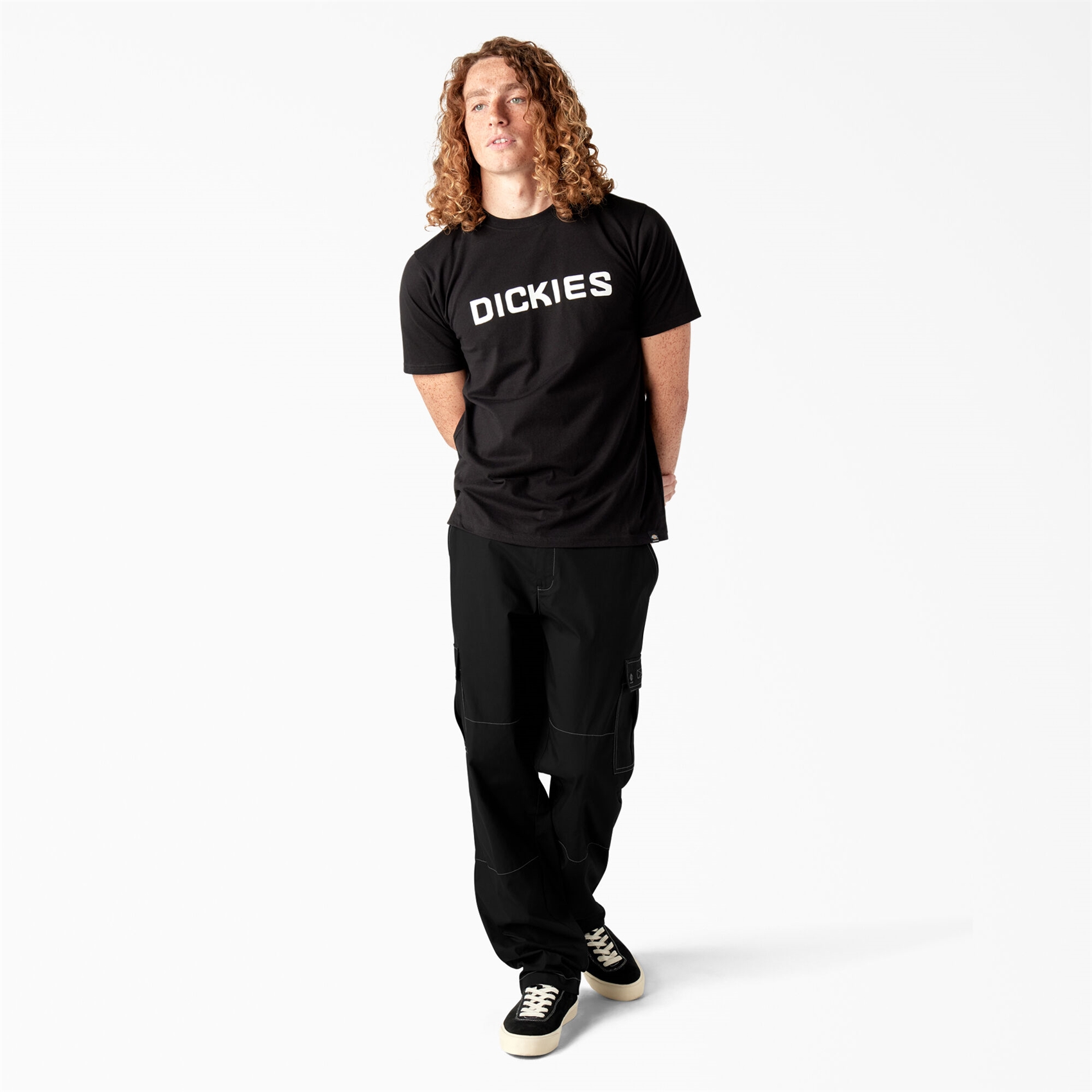 Брюки Dickies SKATEBOARDING LOOSE FIT CARGO черный - фото 43700