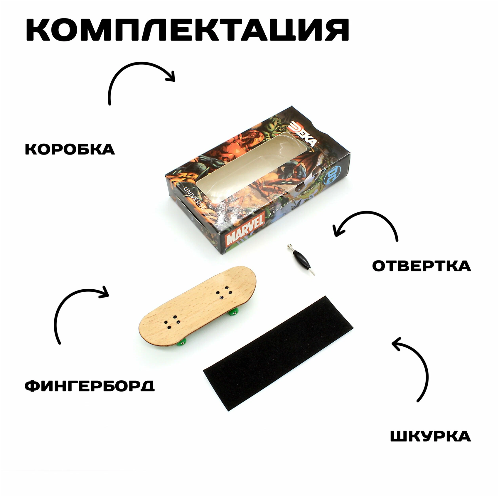 Фингерборд DEKA Marvel - фото 43973