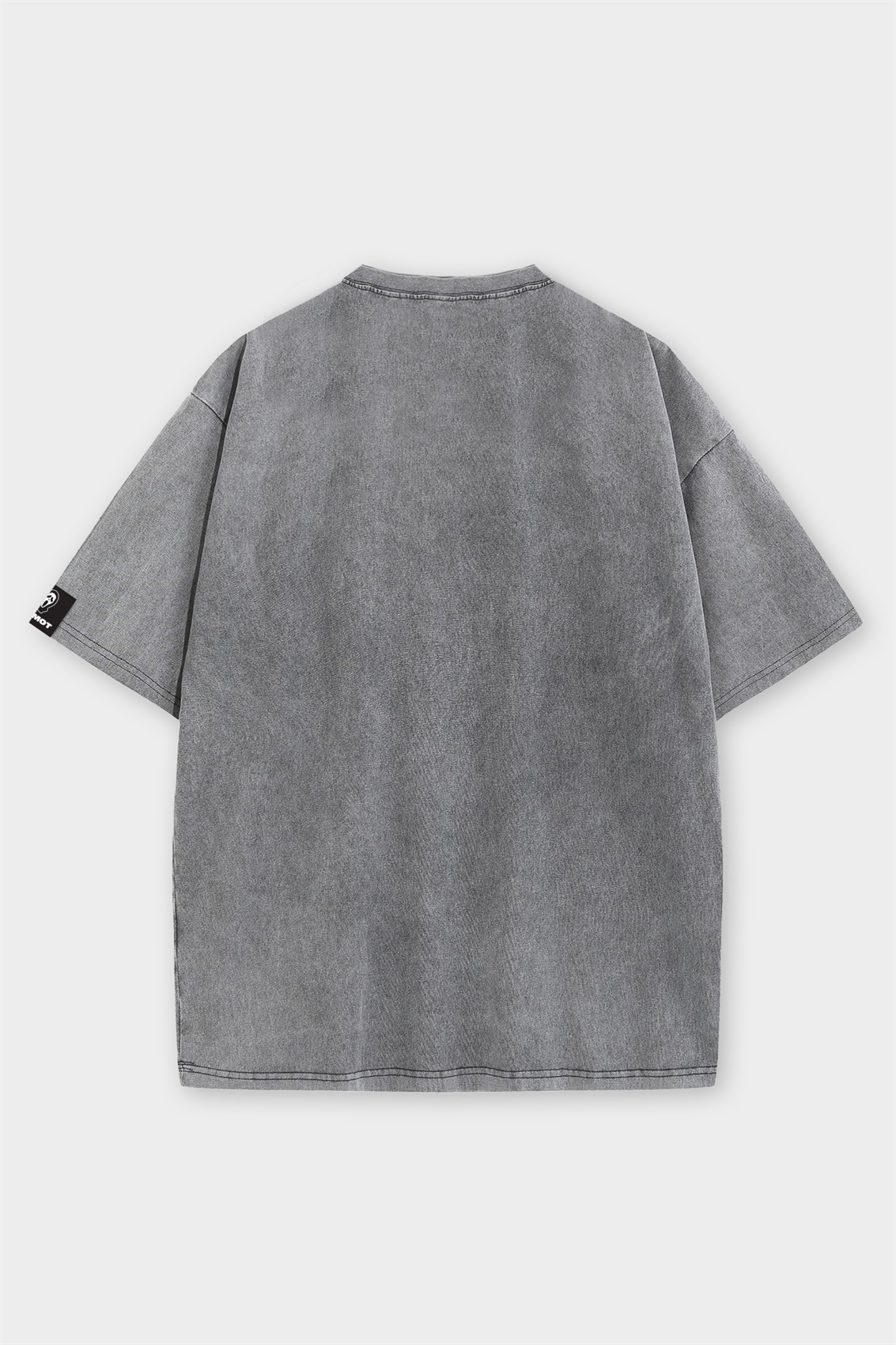 Футболка SHMOT "BLANK", GARMENT DYE серый - фото 44017