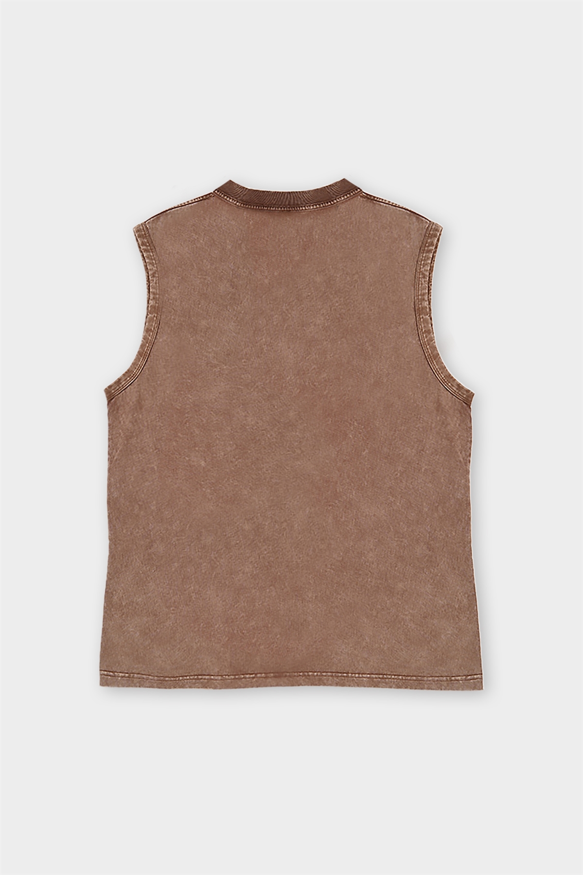 Майка SHMOT "KENYE", GARMENT DYE бежевый - фото 44147