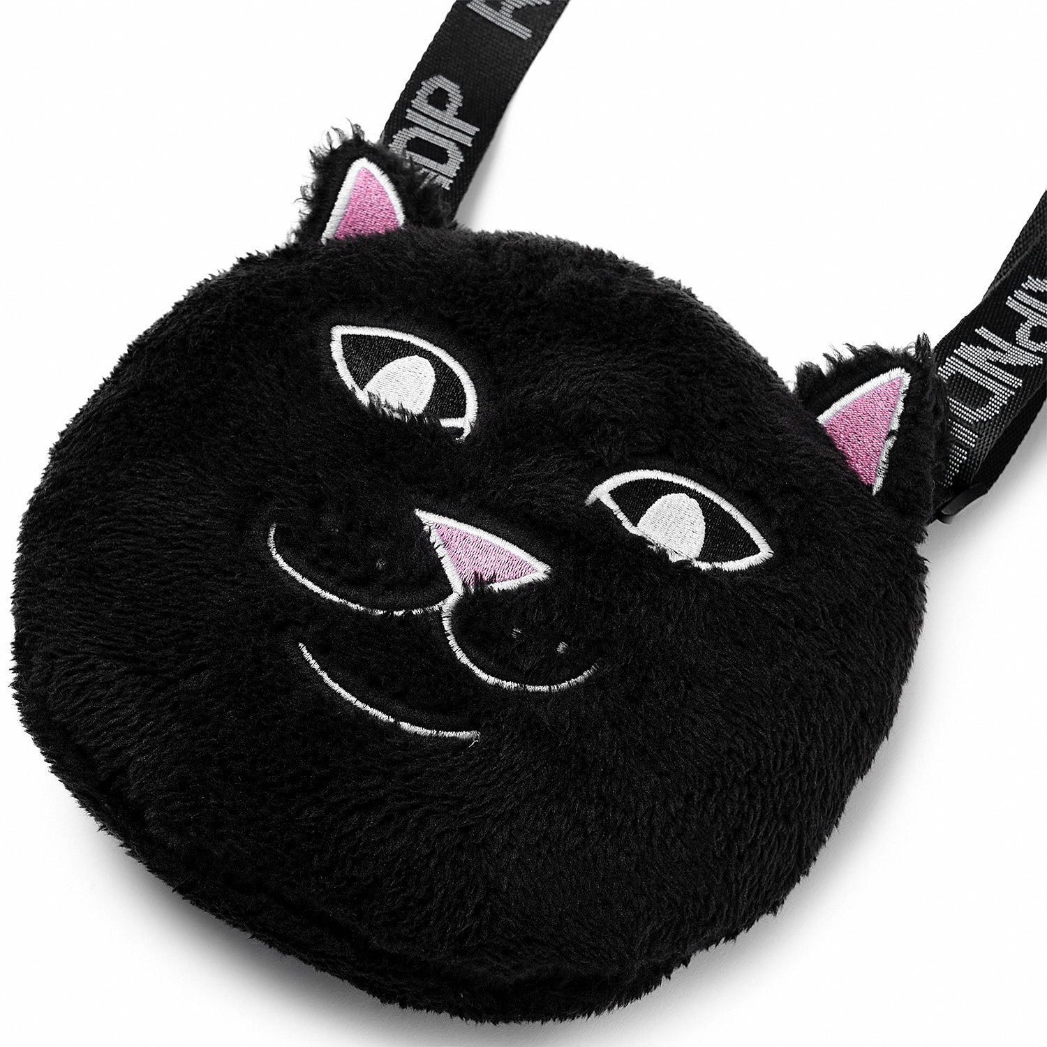 Сумка через Плечо RIPNDIP Lord Alien Sherpa Crossbody Bag Black - фото 44365
