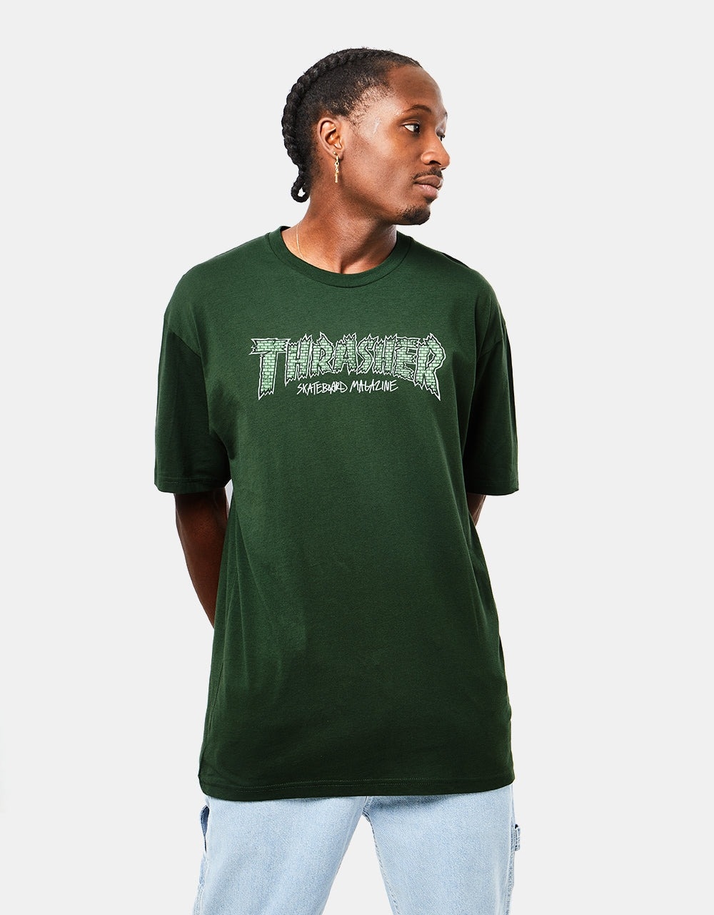 Футболка Thrasher BRICK forest green - фото 44514