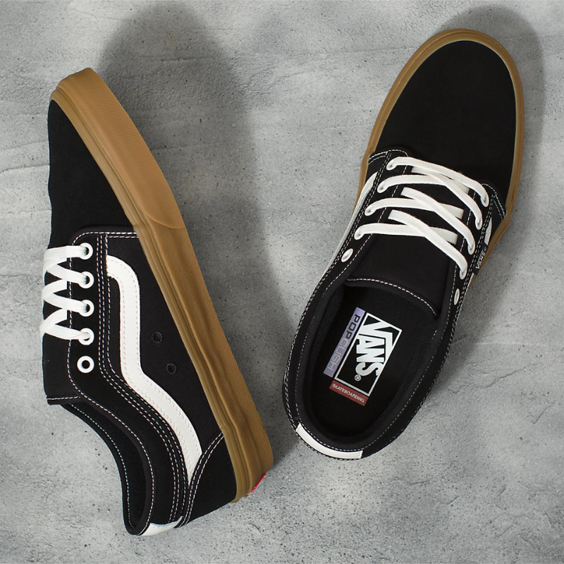 Кеды VANSMN CHUKKA LOW SIDEST Black/Gum VA5KQZB9M - фото 44650