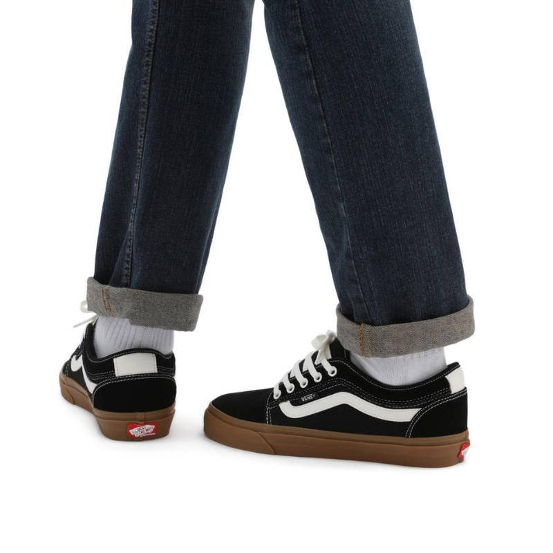 Кеды VANSMN CHUKKA LOW SIDEST Black/Gum VA5KQZB9M - фото 44652