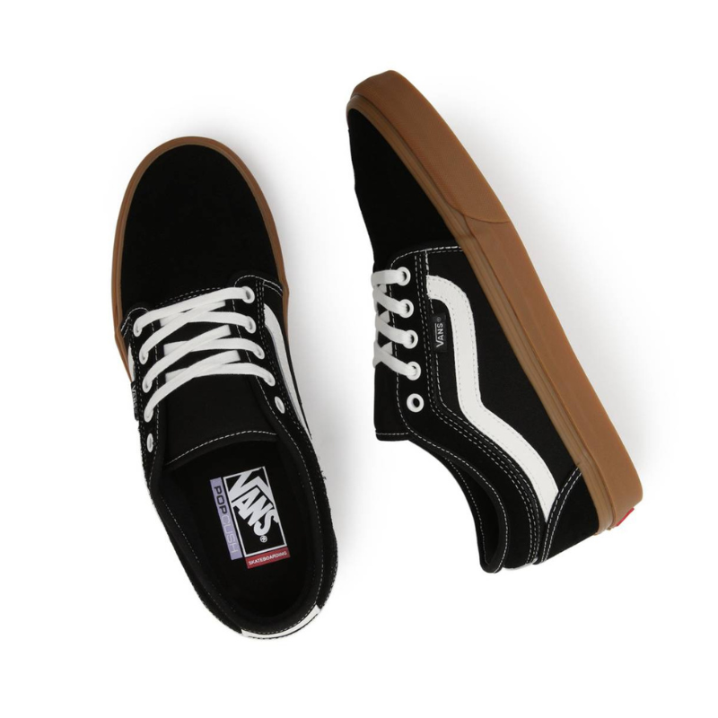 Кеды VANSMN CHUKKA LOW SIDEST Black/Gum VA5KQZB9M - фото 44656