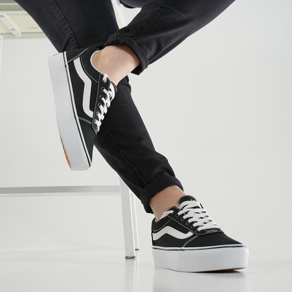 Vans Кеды WM WARD PLATFORM (Canvas)Blk VN0A3TLC1871 - фото 44710