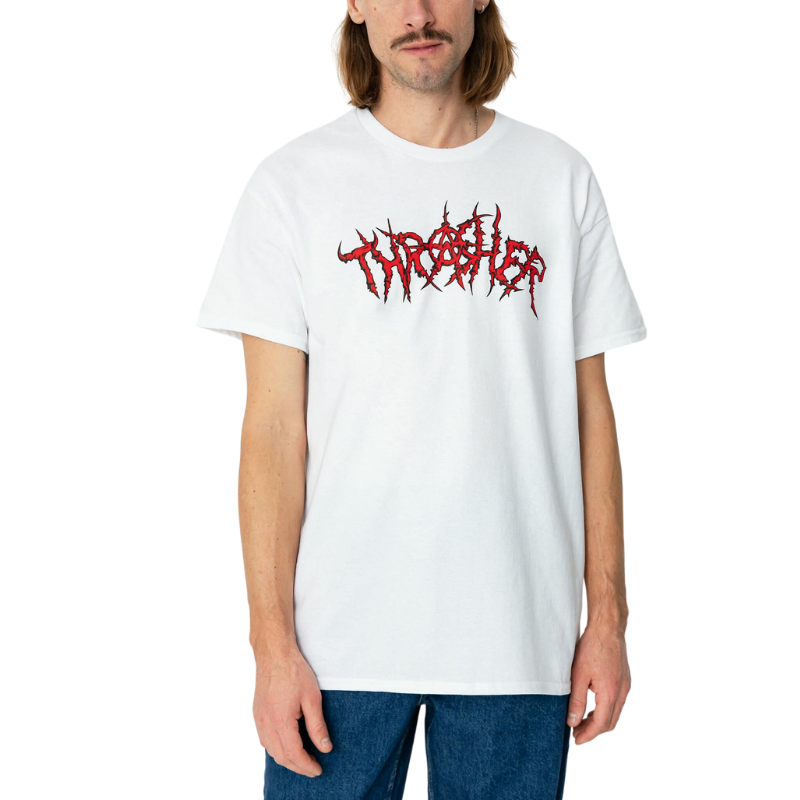 Футболка Thrasher THORNS white - фото 45571
