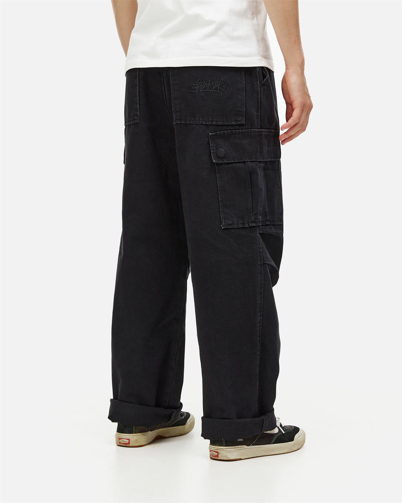 Брюки ANTEATER WideCargo-Denim-Black - фото 46696