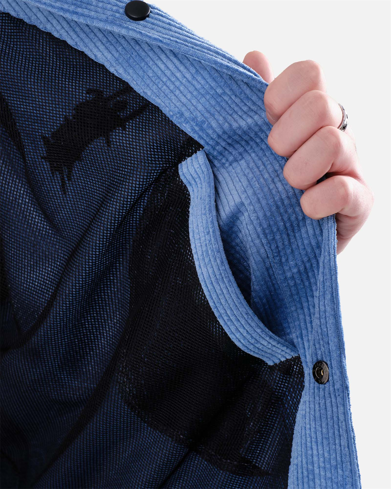 Куртка ANTEATER Coachjkt-Vlvt-Blue - фото 47879