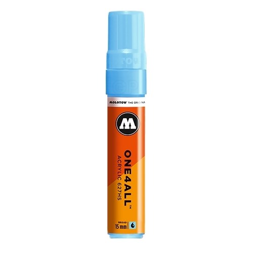 Molotow Маркер ONE4ALL 627HS акриловый 627217 (202) светло-голубой 15 мм