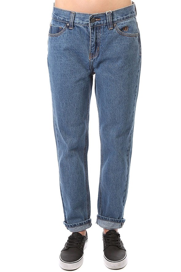 Джинсы ЗАПОРОЖЕЦ Ladies Denim Zap Boyfriend Flex женские Regular Blue