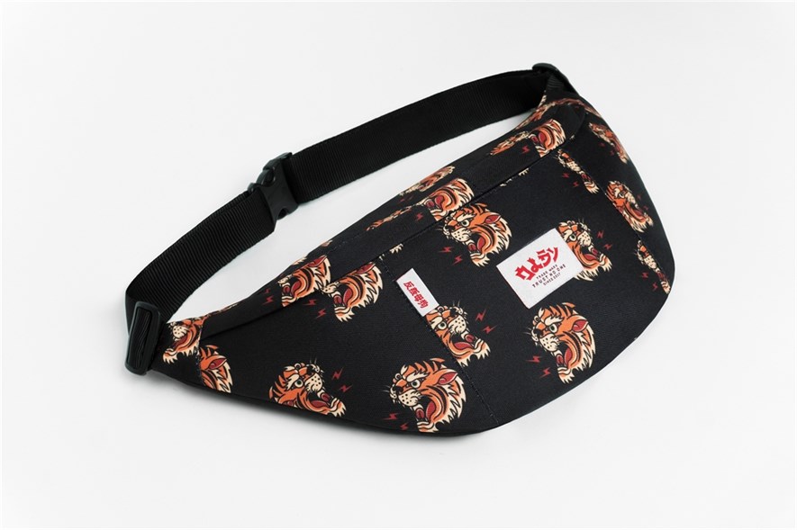 Большая Поясная Сумка Oldy tiger black