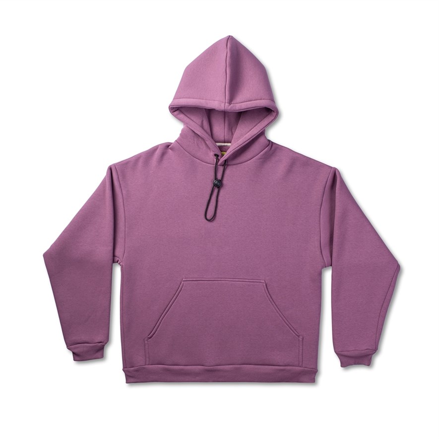 Худи КУЛЬТУРА oversize  "basic", с начесом, марсала