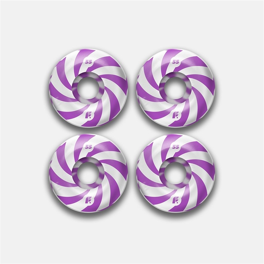 Комплект колес Footwork SWIRL PURPLE (52 мм 99A Форма Classic)