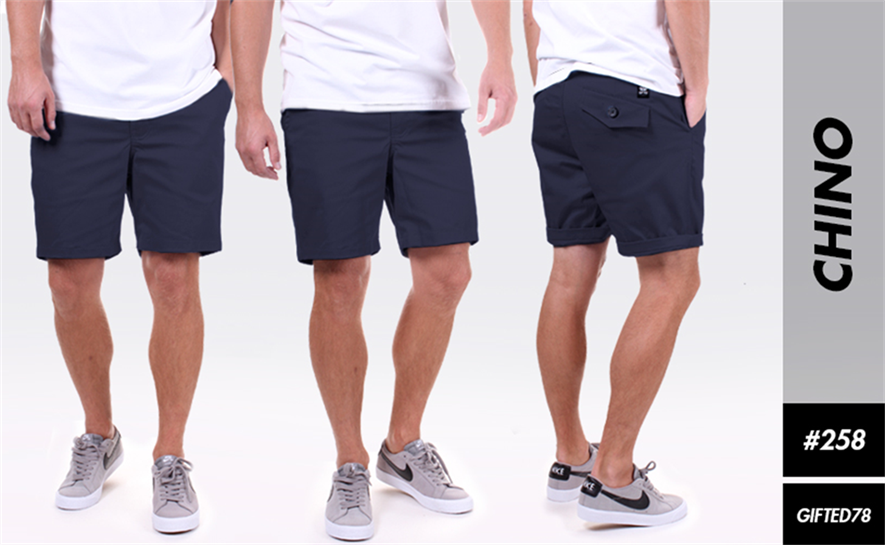 Шорты "GIFTED" CHINO ss18/258 темно-синий