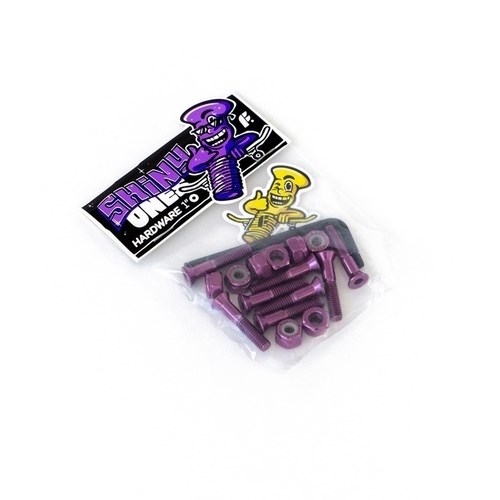 Комплект винтов Footwork SHINY PURPLE шестигранник, с ключом